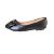Sapatilha Napa Liso Laço Bico Quadrado Feminino Moda - Imagem 1