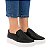 Tênis Slip On Feminino Casual Napa Preto Krikos - Imagem 2