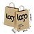 500 UNID SACOLAS PERSONALIZADAS KRAFT COM ALÇA 80G 1X0 TAMANHO GG 290X375MM - 1X1 IMPRESSÃO FRENTE/VERSO - Imagem 1