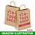 500 UNID SACOLAS PERSONALIZADAS KRAFT COM ALÇA 80G 1X0 TAMANHO GG 290X375MM - 1X1 IMPRESSÃO FRENTE/VERSO - Imagem 6