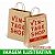 1000 UNID SACOLAS PERSONALIZADAS KRAFT COM ALÇA 80G 1X0 TAMANHO GG 290X375MM - 1X0 IMPRESSÃO FRENTE E VERSO - Imagem 6