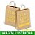 1000 UNID SACOLAS PERSONALIZADAS KRAFT COM ALÇA 80G 1X0 TAMANHO GG 290X375MM - 1X0 IMPRESSÃO FRENTE E VERSO - Imagem 7