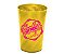 50unid CANECAS PLASTICAS COPO TWISTER 480ML LEITOSO AMARELO - 1X0 - Imagem 1