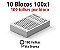10 BLOCOS/TALOES 100 FOLHAS AP 56G 100X1 150X210MM - 1X0 - Imagem 1