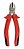 Alicate de Corte Diagonal 6.1/2' Isolado GEDORE RED - Imagem 2