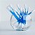 1000 Kits com 6 Cotonetes – 7,5cm | Haste Azul | Embalados Individualmente - Imagem 2