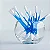 100 Kits com 6 Cotonetes – 7,5cm | Haste Azul | Embalados Individualmente - Imagem 2