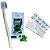 100 Kits Higiene Bucal - Escova Com Creme Dental 3g + Fio Dental 45cm - Imagem 3