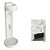 Suporte Dispenser De Plástico Branco Para Linha Naturys - Imagem 2