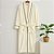 Roupão de Microfibra Sonhare – Kimono Off-White com Acabamento Premium - Imagem 2