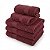 Kit 5 Toalhas de Banho Teka Duomo Vermelha – Conforto, Sofisticação e Absorção Superior - Imagem 1