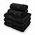 Kit 5 Toalhas de Banho Teka Duomo Preta – Conforto, Sofisticação e Absorção Superior - Imagem 1