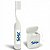 50 Kits Higiene Bucal Viagem Personalizado: Escova Trip + Fio Dental Menta | Brindes, Hotel, Odonto - Imagem 1