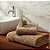 Kit Toalha Capri 100% Algodão | Banho e Rosto Marrom Ouro Luxo - Imagem 2