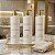 Kit Lavabo Luxo - 3 Frascos Porta Shampoo, Condicionador e Sabonete Líquido - Imagem 2