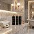Kit Lavabo Luxo - 3 Frascos Porta Shampoo, Condicionador e Sabonete Líquido - Imagem 2