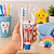 100 Kits Dental Kids Wegreen Escova + Creme Dental Sabor Morango - Imagem 2