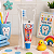 200 Kits Dental Kids Wegreen Escova + Creme Dental Sabor Morango - Imagem 3