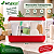 Necessaire Transparente Wegreen 19x13cm com Base Vermelha e Zíper - Imagem 2