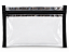 Necessaire Transparente 20x12,5cm Zíper Preto | Wegreen - Imagem 1