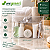 Kit 10 Necessaire Transparente em PVC Wegreen 19x12cm com Botão - Imagem 2