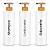 Kit Wegreen 3 Frascos Dispenser 500ml Vazios com Pump Amadeirado - Imagem 1