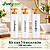 Kit Wegreen 3 Frascos Dispenser 500ml Vazios com Pump Amadeirado - Imagem 2
