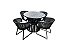 Conjunto de mesa 4 lugares para área gourmet - Corda náutica - Imagem 1