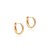 BRINCO HELOISE l Zircônia Branca Banho de Ouro 18K - Imagem 2