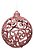 BOLA COM ARABESCO VAZADA REG 6CM (BOLAS) JG C/8 PC - Imagem 1