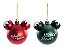 BOLA MICKEY MINNIE SORT VRM/VRD/BCO 8CM (DISNEY) C/4 PC - Imagem 1