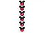 BOLA MINNIE POA PRE/VRM 6cm C/6 PC - Imagem 1