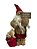 PAPAI NOEL NATAL EM PE  VERMELHO BEGE 30cm (FLORARTE) Vol. 1 - Imagem 1