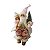 PAPAI NOEL SENTADO ROSA/BRANCO 45cm - Imagem 1
