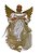 ANJO DECORATIVO BCO/OUR 32cm - Imagem 1