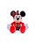 MINNIE C/VESTIDO E CASACO XADREZ VRD/VRM 30CM (DISNEY) C/1 UN - Imagem 2