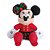 MINNIE C/ROUPA XADREZ VRM/PTO/BCO 33cm C/1 UN - Imagem 1