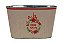 NATAL VASO DECOR METAL (BEGE VERMELHO) 13X11,5X20,5cm (FLORARTE) Vol. 5 - Imagem 1
