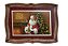 BANDEJA PLT PAPAI NOEL COLORIDO 43X32X2cm (FLORARTE) Vol. 8 - Imagem 1