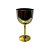TACA DE GIN 600 ML METALIZADA DEGRADE  - OURO - Imagem 1