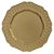 SOUSPLAT DE PLASTICO (DOURADO) 33D (FLORARTE) Vol. 9 - Imagem 1