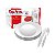KIT CHURRASCO BRANCO - Imagem 1