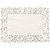 PAPEL RENDADO DOILIES 30X40CM C/20 UN  - BRANCO - Imagem 1