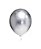 BALAO 9 METALLIC BALLOON C/25 PRATEADO - Imagem 1