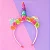 TIARA DE UNICORNIO COLORIDO 01 unidade - Imagem 1