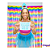 TIARA PLACA CARNAVAL TUBARAO EVA AZ/BC KIT 2 PC UN - Imagem 1