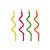 VELA ESPIRAL NEON 18 VELAS - Imagem 1