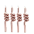 VELA TUBO  (DOURADO E ROSE GOLD) - Imagem 1
