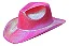 CHAPEU COWGIRL CURVADO FURTACOR ROSA 01 UNIDADE - Imagem 3