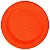 Prato Biodegradável Trik Trik 15cm Laranja Neon - 10 unidades - Imagem 1